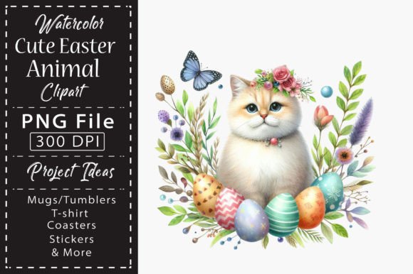 Download Watercolor Cute Easter Animal Clipart - Clipart Collection