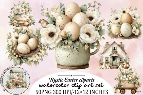Download Rustic Easter Cliparts - Clipart Collection