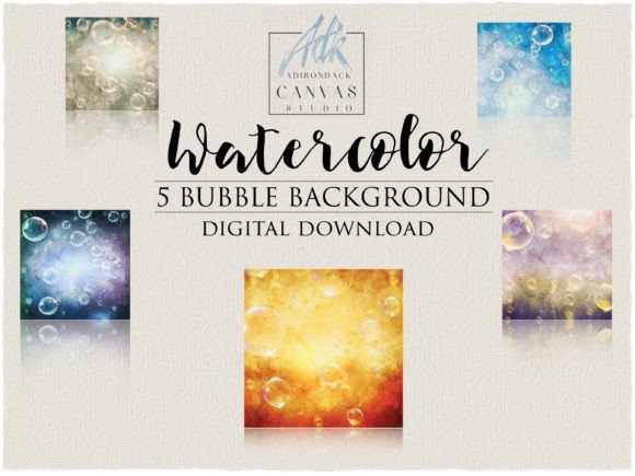 Download Watercolor Bubble Background Clipart - Clipart Collection