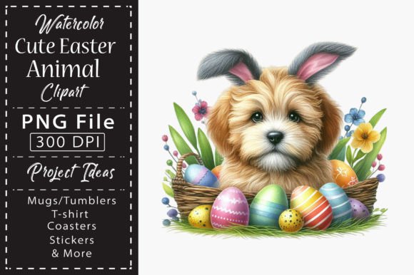 Download Watercolor Cute Easter Animal Clipart - Clipart Collection
