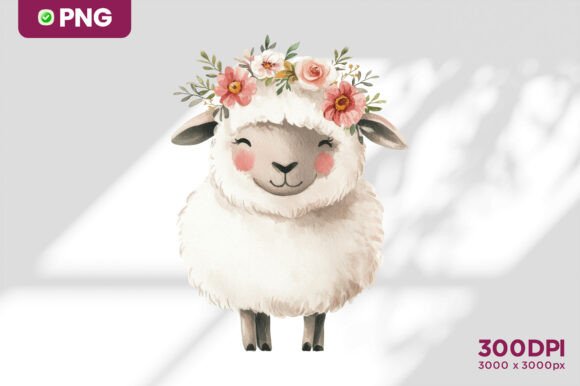 Download Watercolor Sheep Clipart - Clipart Collection