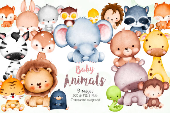 Download Cute Baby Animals Clipart - Premium Resources