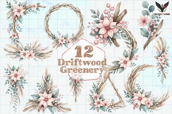 Download Driftwood Greenery Clipart PNG - Clipart Collection
