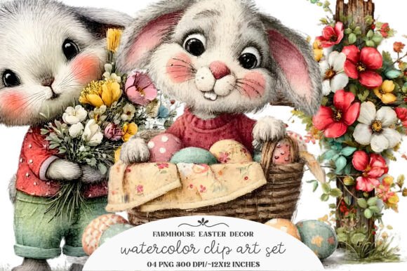 Download Farmhouse Easter Decor Clipart - Clipart Collection