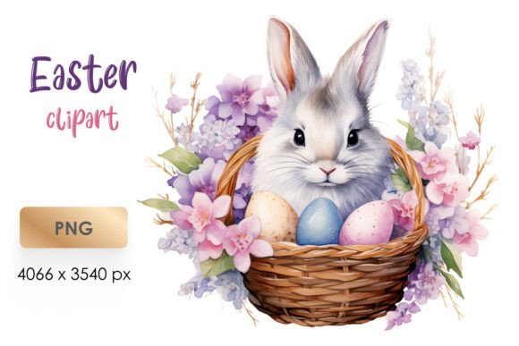 Download Watercolor Easter Cute PNG Clipart - Clipart Collection