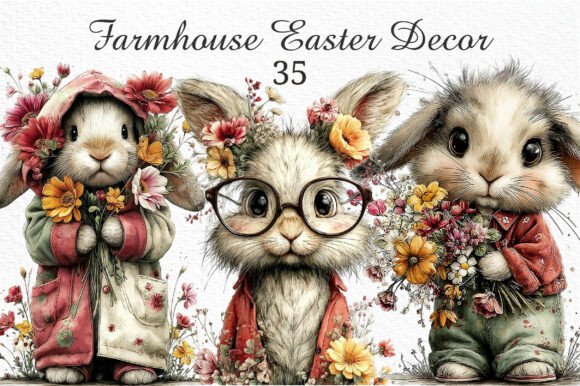 Download Farmhouse Easter Decor Clipart Png - Clipart Collection