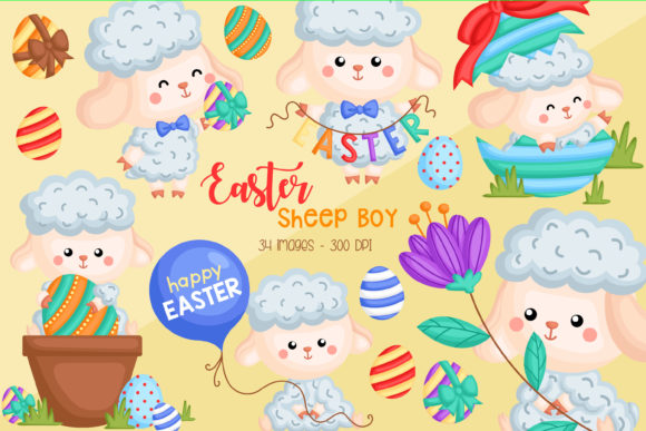 Download Easter Sheep Clipart - Clipart Collection