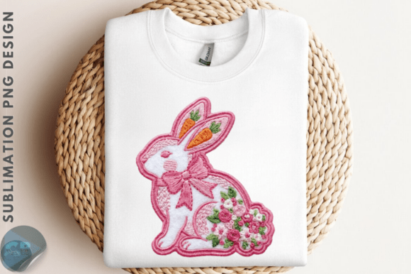 Download Easter Faux Yarn Bunny PNG Clipart Desig - Clipart Collection