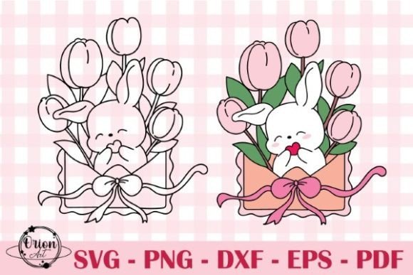 Download Cute Bunny SVG PNG Sublimation Clipart - Clipart Collection