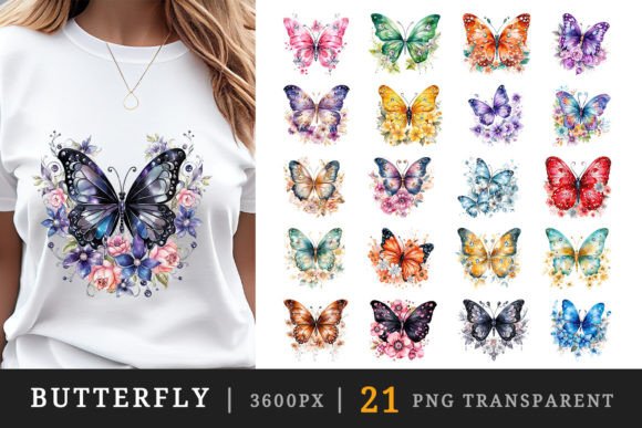 Download Butterfly Printable Sublimation Clipart - Clipart Collection