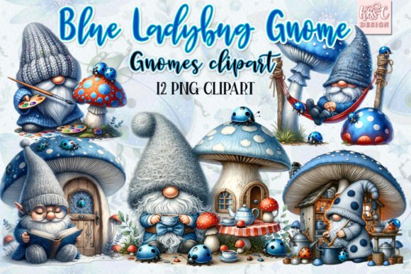 Download Watercolor Ladybug Gnome PNG Cliparts - Clipart Collection