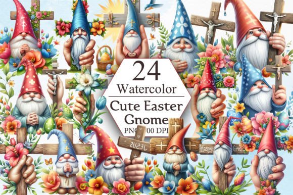 Download Cute Easter Gnome Sublimation Clipart - Clipart Collection