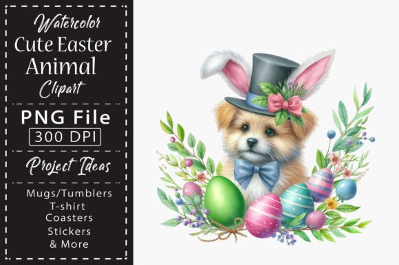 Download Watercolor Cute Easter Animal Clipart - Clipart Collection