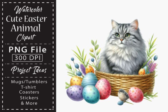 Download Watercolor Cute Easter Animal Clipart - Clipart Collection