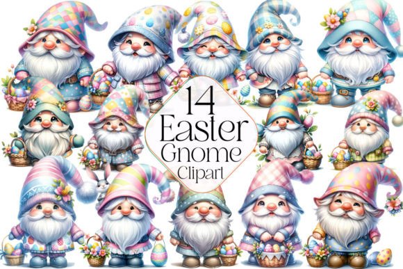 Download Cute Easter Gnome Sublimation Clipart - Clipart Collection