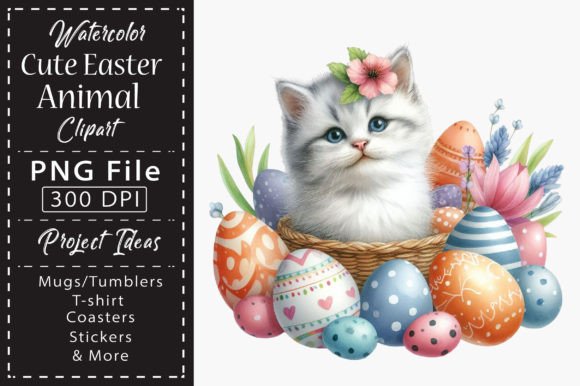Download Watercolor Cute Easter Animal Clipart - Clipart Collection