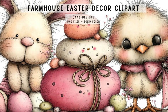 Download Farmhouse Easter Decor Clipart - Clipart Collection