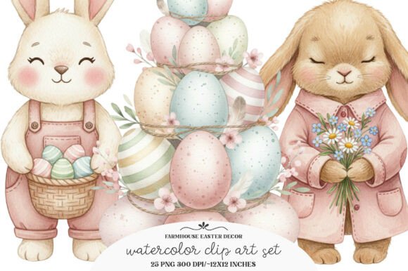 Download Farmhouse Easter Decor Clipart - Clipart Collection