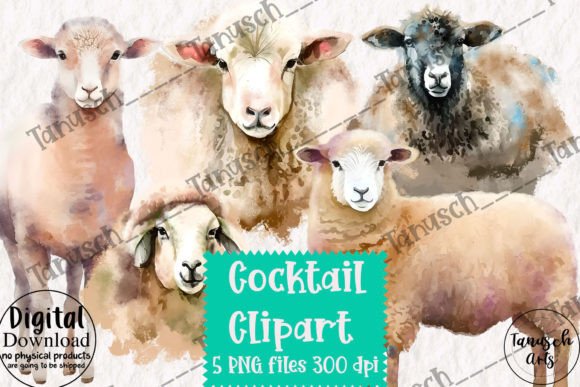 Download Watercolor Sheep Clipart Part 2 - Clipart Collection