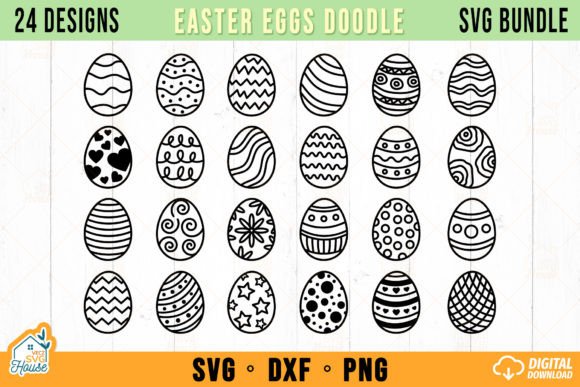 Download Happy Easter Eggs SVG Bundle Clipart - Clipart Collection