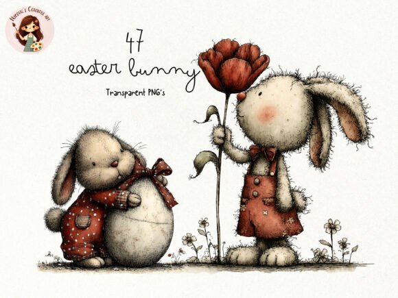 Download Easter Bunny PNG Clipart Bundle - Clipart Collection