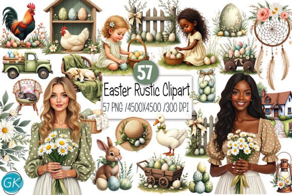 Download Rustic Easter Clipart - Clipart Collection