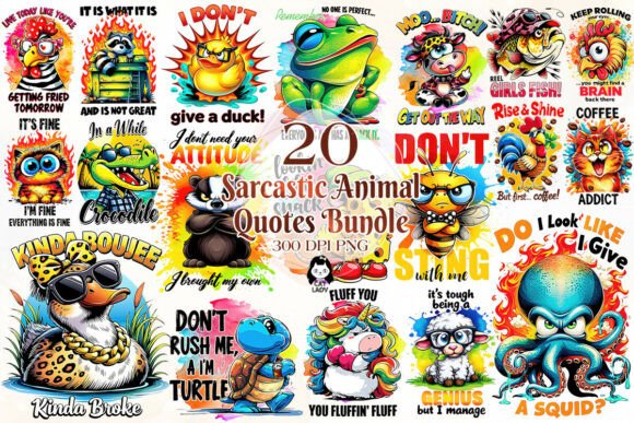 Download Sarcastic Animal Funny Quotes Clipart - Clipart Collection