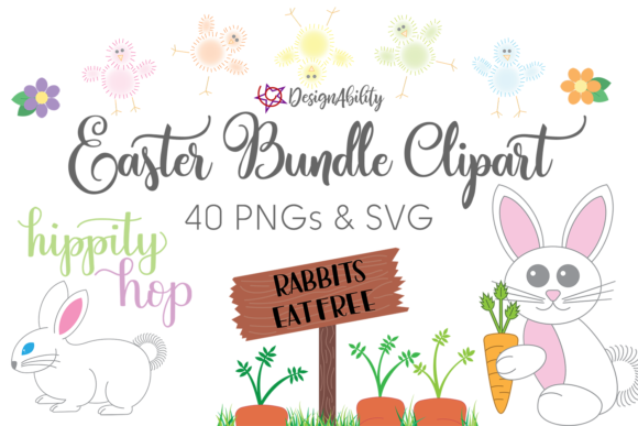Download Easter Bundle Clipart SVG &amp; PNGs - Clipart Collection
