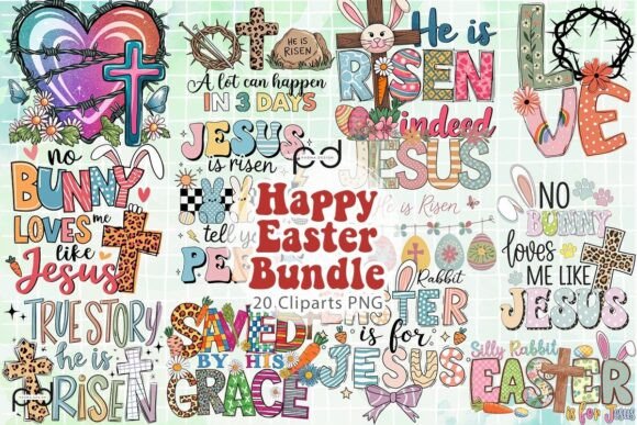 Download Happy Easter Clipart Graphics Bundle - Clipart Collection
