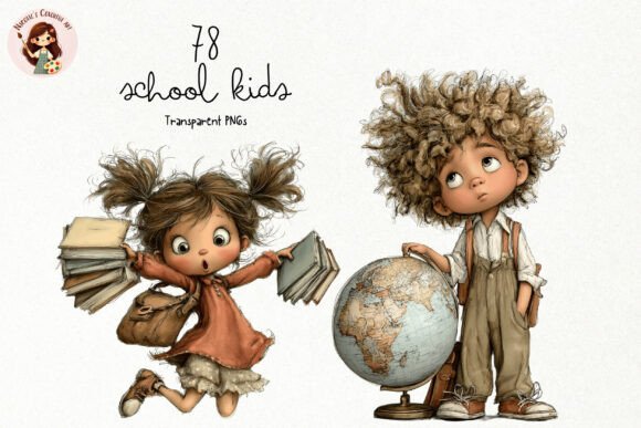 Download Cute School Kids PNG Clipart Bundle - Clipart Collection