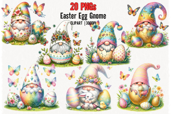 Download Easter Egg Gnome Clipart | Easter Bundle - Clipart Collection